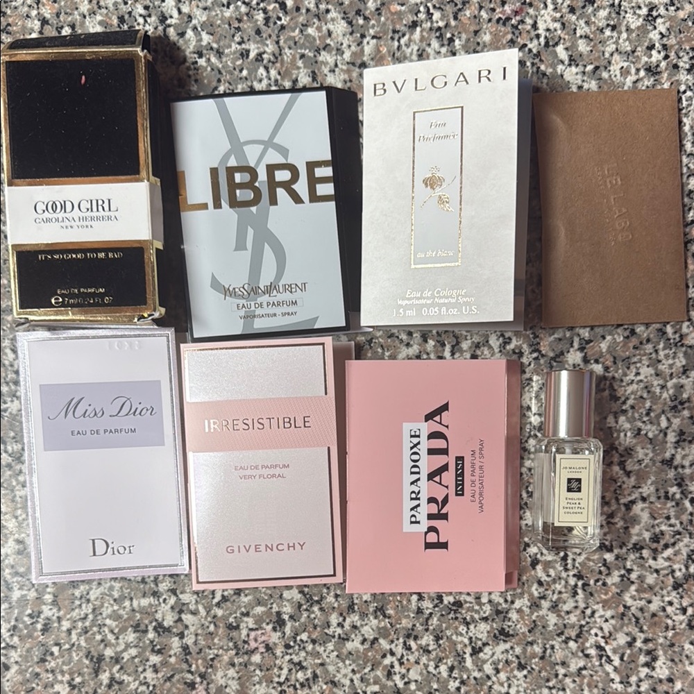 Designer Perfume Sample Set
